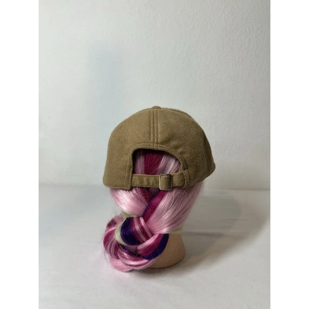 Abercrombie & Fitch Tan Wool Blend  Trucker Hat Cap‎ 21.5" Strap Back Unisex - Picture 3 of 9